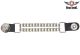 Double Chain Indian Head Embedded Motorcycle Vest Extender