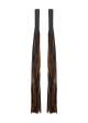 Heavy Duty Brown Brake & Clutch Leather Grips