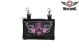 Studded Hot Pink Sugar Skull Naked Cowhide Leather Belt Bag