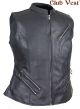 Women's Leather Gun Pocket Vest by Club Vest®