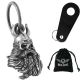 Dream Apparel Good Luck Impact Resistant Viking Helmet Beard Skull 3D Motorcycle Bell