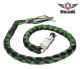 Thickened Black And Green Naked Leather Get Back Whip
