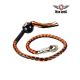 Orange & Black Fringed Pool Black Ball8 Get Back Whip