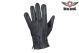 Leather Motorcycle Gloves with Gel Pads and Velcro