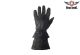 Mens Motorcycle Leather Gauntlet Gloves With Zip Off Cuffs