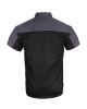 Mechanic Shirt with Reflector on Back Straight Bottom Grey/Black