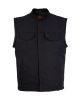 Mens SOA Style Motorcycle Club Vest® Black Denim Conceal Gun Pockets