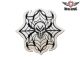 Spider Skull On A Web Patch