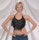 Women Halter Top with Fringes and Laces