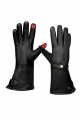 Men’s Leather Motorcycle Gloves, Touchscreen Compatible Riding Gloves with Adjustable Wrist Strap