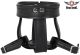 Biker Cup Holder With Leather Straps