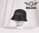 Biker Leather Cap With Choppers Design