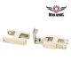 Bracelet Clasp - SIlver Colorway