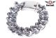 Biker Stainless Steel Bracelet With Skulls