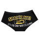 Deam Apparel SPANK ME! IT'S THE ONLY WAY I'LL LEARN  Underwear Boxer Low Rise Brief Underpants