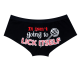 Dream Apparel It isn't going to LICK ITSELF Underwear Boxer Low Rise Brief Underpants Shorts