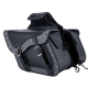 Dream Apparel PVC Motorcycle Saddlebag With Studs