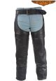 One Pocket Biker Leather Chaps
