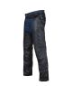 Dream Apparel Black Multi-Pocket Premium Cowhide Leather Chaps Removable Lining
