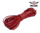50 FT Leather Laces - Red