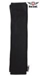 Men's Black Split Leather Club Vest Front Extension