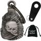 Dream Apparel Skull Motorcycle Bell, for Good Luck and in 3-D, Light Weight, Impact Resistant