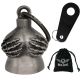 Dream Apparel Skeleton Hands on Boobies Motorcycle Bell, for Good Luck 3-D, Light Weight