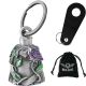 Dream Apparel Heart with Purple Rose Motorcycle Bell