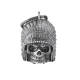 Dream Apparel Indian Skull Head Motorcycle Bells Good Luck and in 3-D Light Weight, Impact Resistant