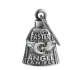 Dream Apparel Never Ride Faster than Your Angel, Wheel with Wings 3D Motorcycle Bell