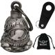 Dream Apparel Flag Motorcycle Bell, for Good Luck and in 3-D, Impact Resistant