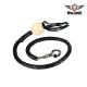 Black Fringed Get Back Whip With Pool White Ball