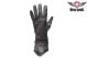 Woman's Leather Motorcycle Gloves With Eagle Stitched