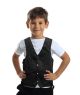 Kid's Denim Vest - Black