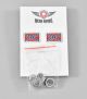 2-Pcs Logo Rebel Flag