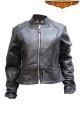 Women Motorcycle Jacket with Zipout Lining