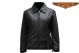 Womens soft leather jacket with zipper on front