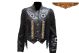 Women Leather Jacket with Beads