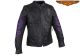 Women's Studded Racing Jacket with Purple Highlights
