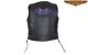 Gun Pocket Vest W/ Small Studded Purple Butterfly - Black