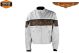 Light Textile Motorcycle Jacket w/ Flames Graphic - Mens