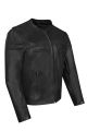 Mens Leather Jkt, Z/O lining