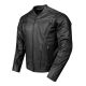 Mens Cowhide Racer Jkt Airvent, Z/O lin side laces