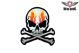 Monster Skull Patch with Flame 10