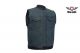 Men's Dark Blue Denim Club Vest with Gun Pockets