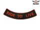 Ride To Live Bottom Rocker