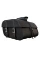 Motorcycle Leather Saddlebag Distress Brown NoStud