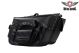 PVC Throwover Motorcycle Saddlebag with Studs