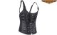 Women's Lambskin Leather Corset with Buckles