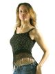 Women Black Halter Top